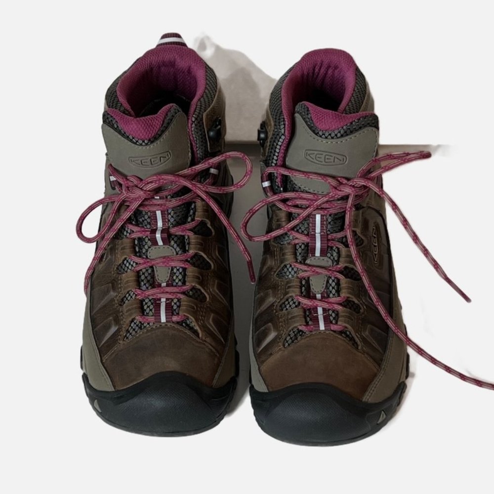Keen Targhee III Waterproof Hiking Boots Sz 10.5, Brown Leather